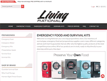 Tablet Screenshot of livingrational.com